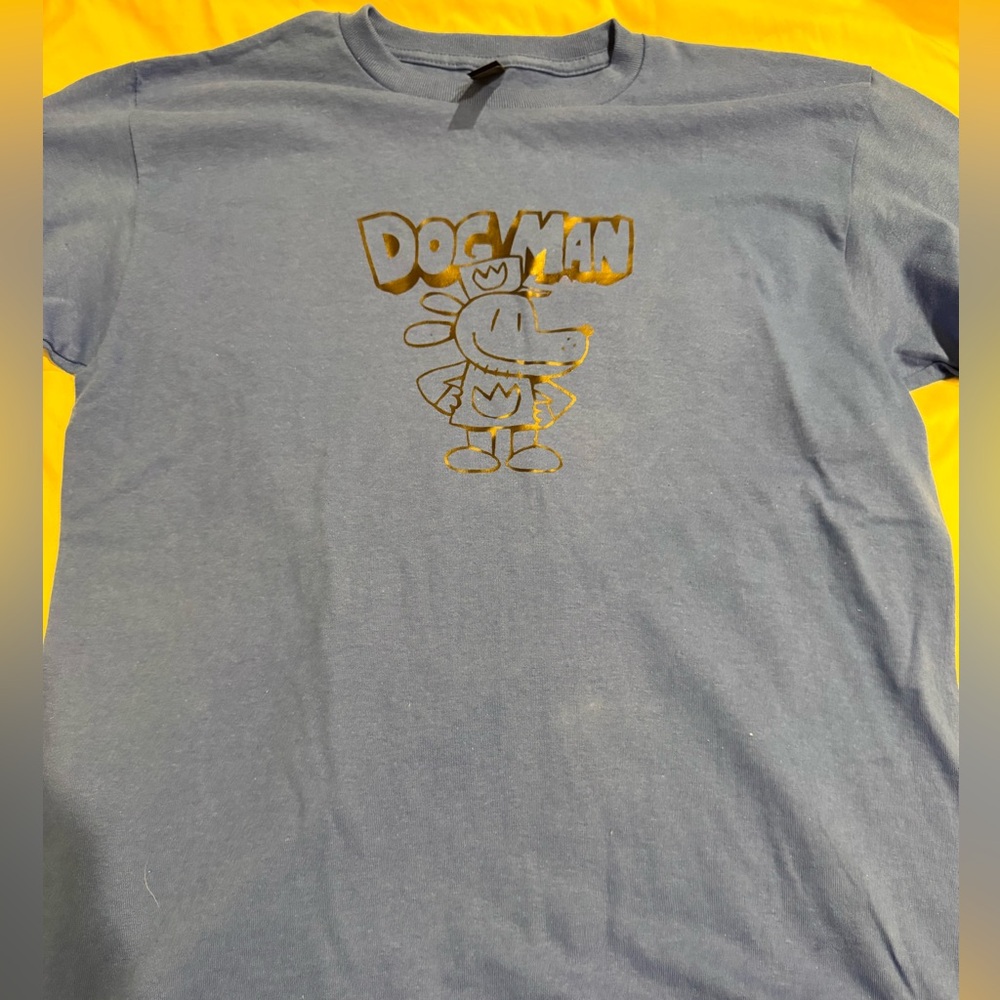 Adult XL blue dogman t-shirt